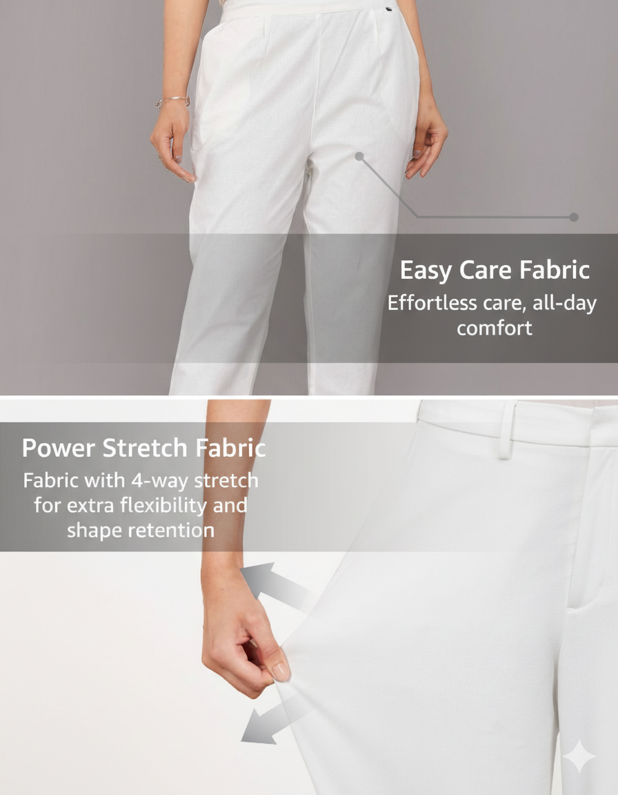 Green Comfort Cotton Trousers