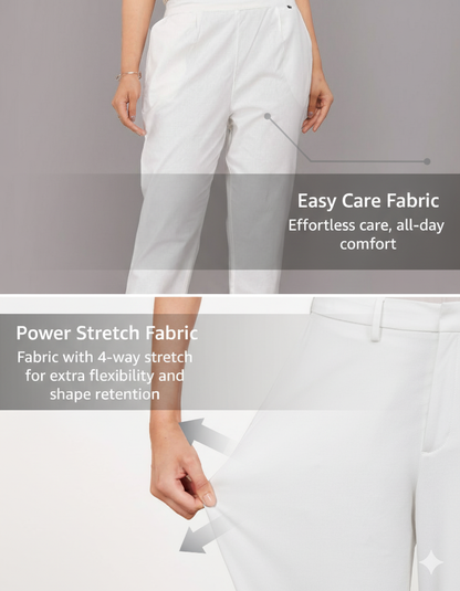 Blue Comfort Cotton Trousers
